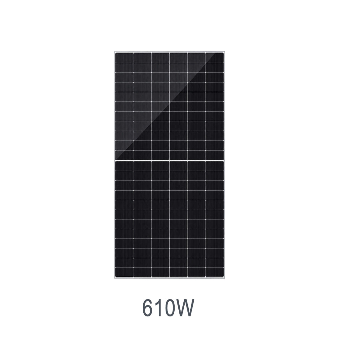 610W N-Type TOPCon Bifacial Solar Panel