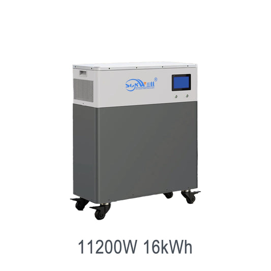 Système de stockage d'énergie tout-en-un 11200 W 16 kWh
