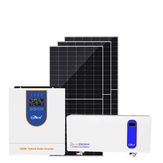 Système solaire de 12 kW / 20 kWh pour grande villa