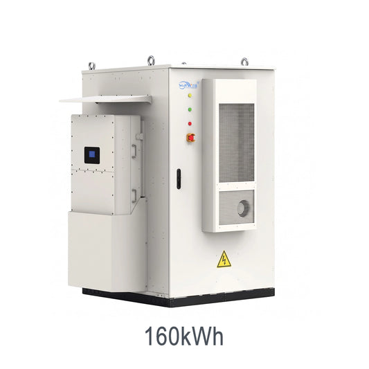 Armoire de stockage d'énergie (ESS) commerciale et industrielle refroidie par air de 160 kWh
