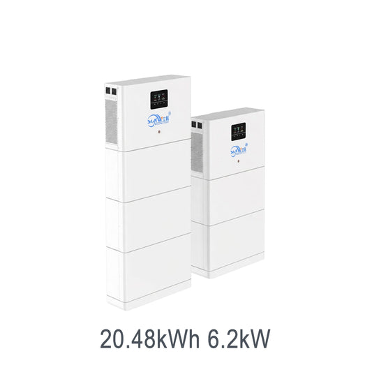Système de stockage d'énergie tout-en-un de 20,48 kWh et 6,2 kW