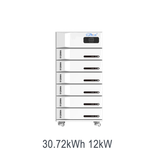 30,72 kWh 12 kW APOLLO A Système de stockage d'énergie tout-en-un empilable