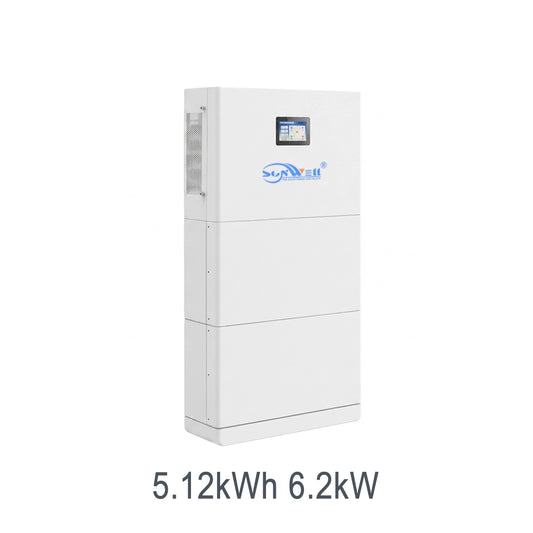 Système de stockage d'énergie (ESS) tout-en-un hors réseau 5,12 kWh 6,2 kW