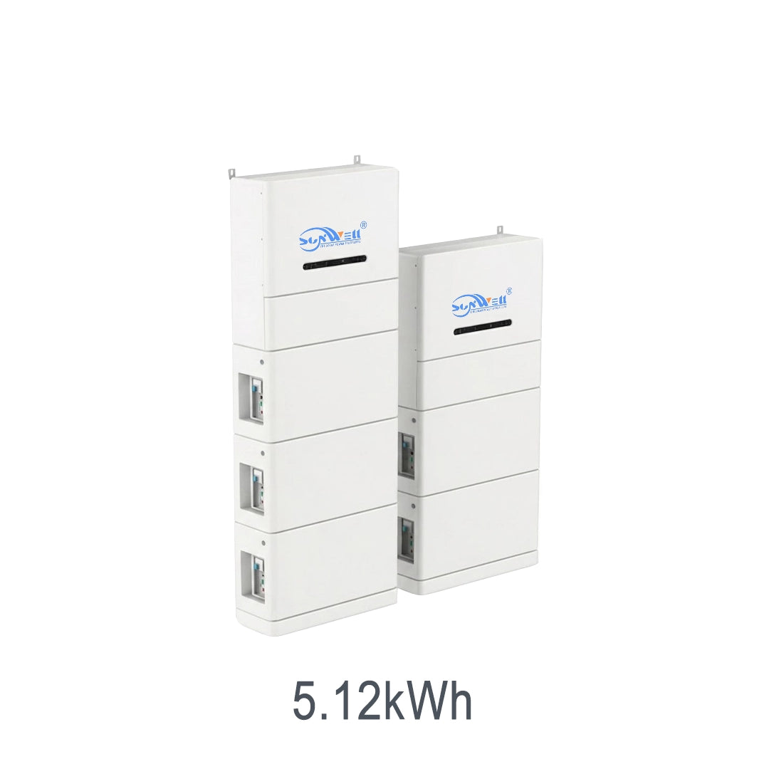 Système de stockage d'énergie tout-en-un compact et empilable de 5,12 kWh