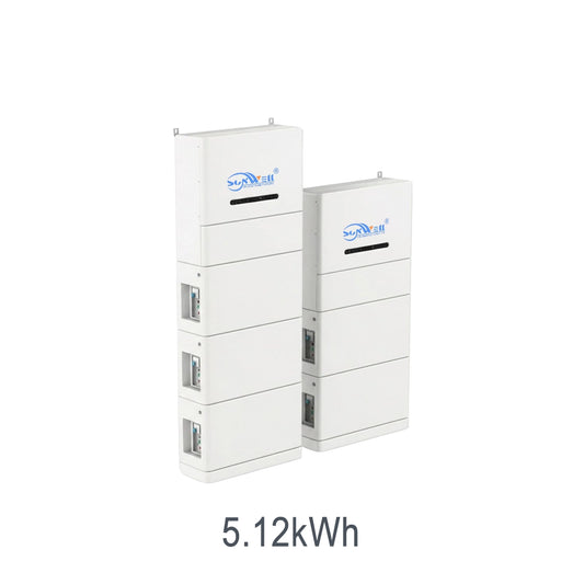 Système de stockage d'énergie tout-en-un compact et empilable de 5,12 kWh