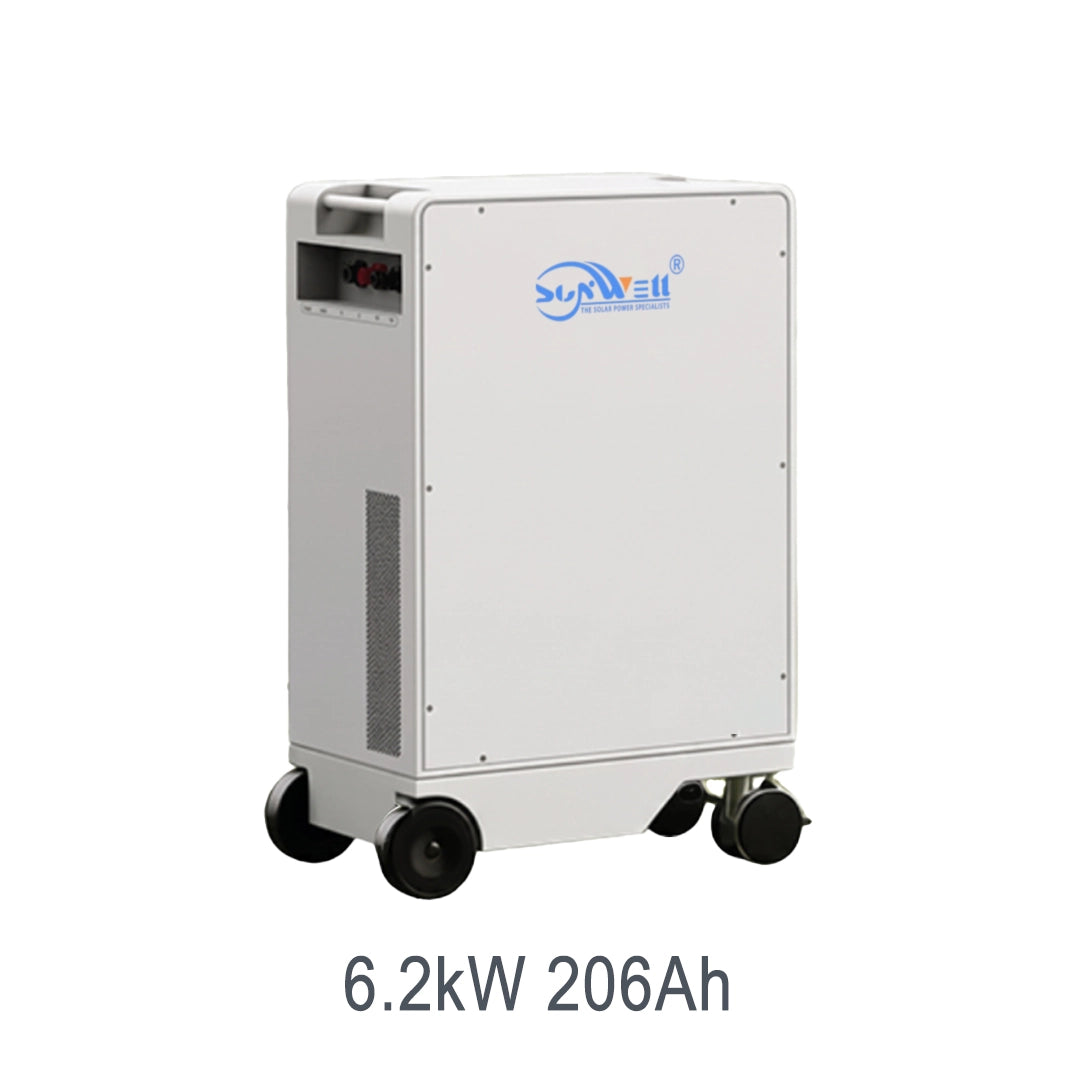 6.2kW 206Ah Wheeled Portable All-in-One ESS