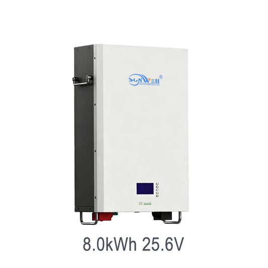 Batterie LiFePO4 murale compacte 8,0 kWh 25,6 V